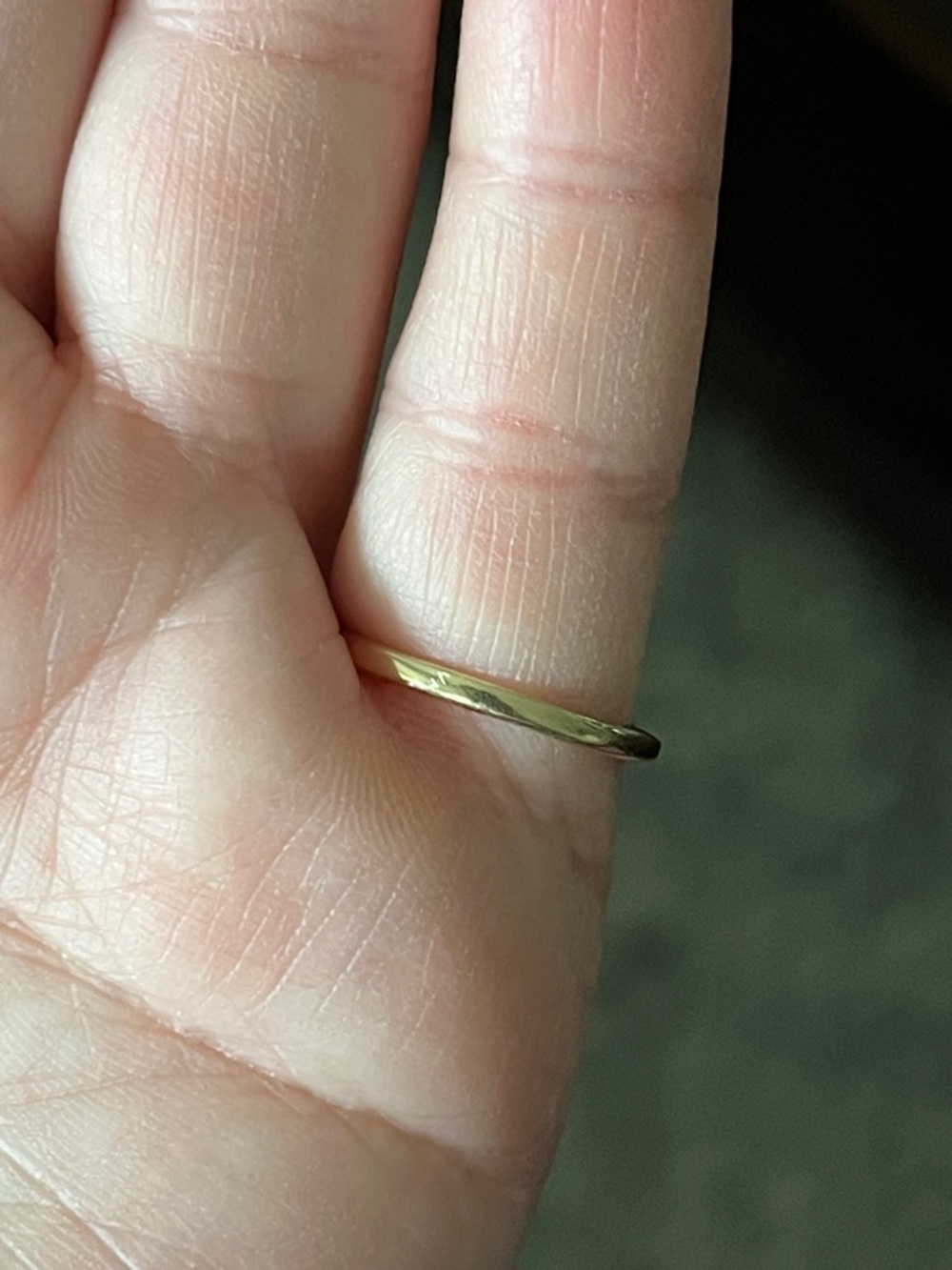 14K Yellow Gold Ring with Diopside Gem Accents - Picture 5 of 13